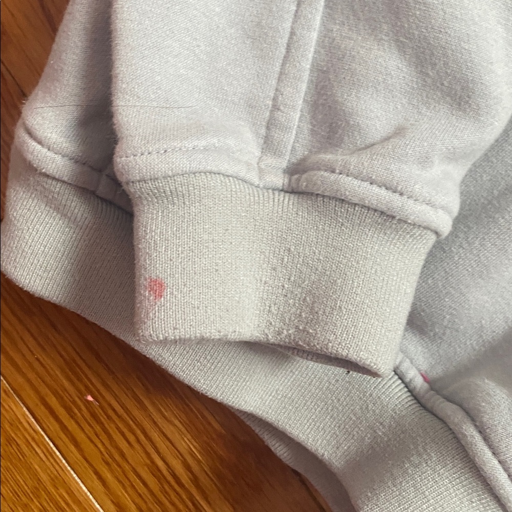Diadora Light Gray Hoodie with Black Details - Picture 3 of 7